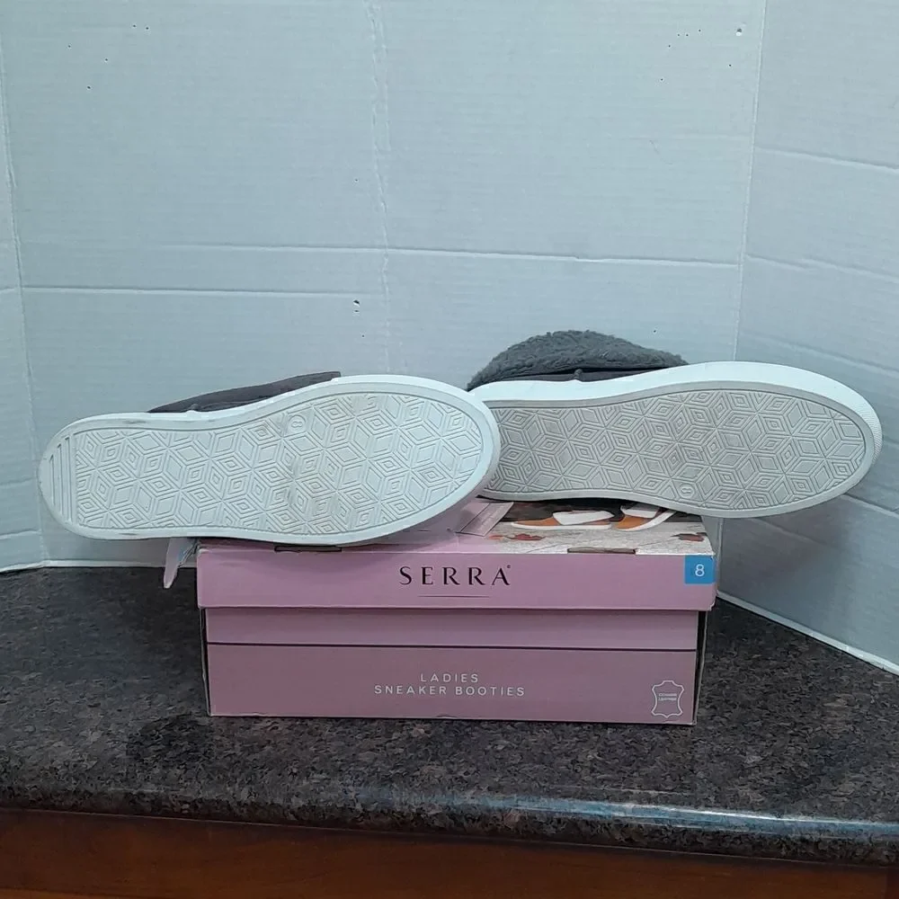 Serra Grey Sneaker Booties...NIB